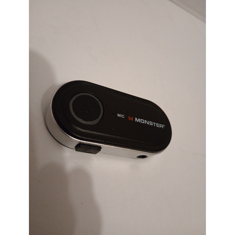 Monster Bluetooth 3.5mm AUX Audio Receiver Adapter with Voice Assistant Support